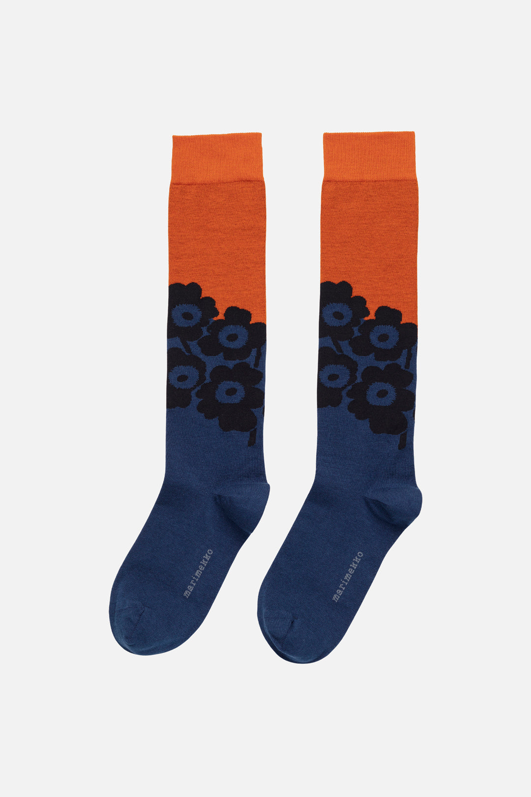 Marimekko Tarkkuus Unikko Knee-High Socks Blue