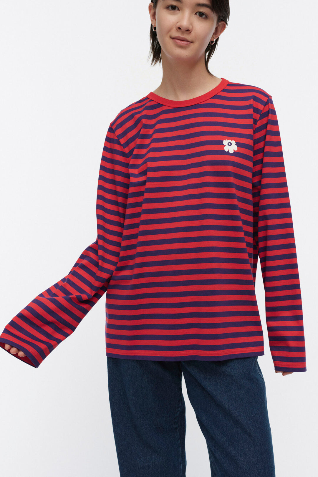 Marimekko Tasaraita Unisex Unikko Kioski Shirt – Nordic Labels