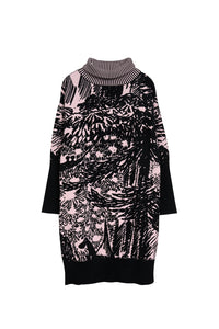 Papu Turtle Neck Dress Autumn Garden