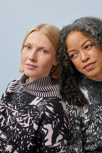 Papu Turtle Neck Dress Autumn Garden