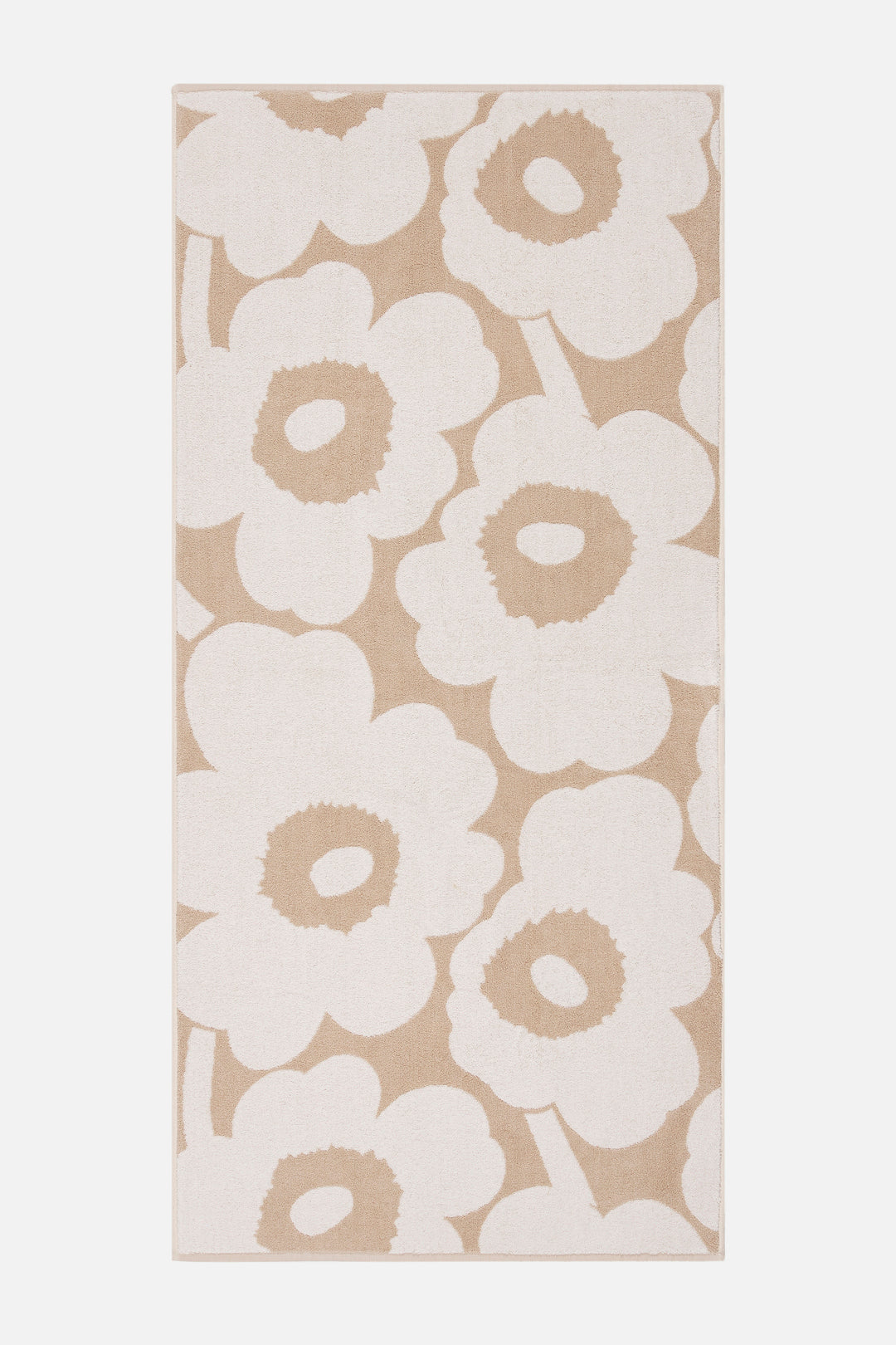 Marimekko Unikko Bath Towel Beige