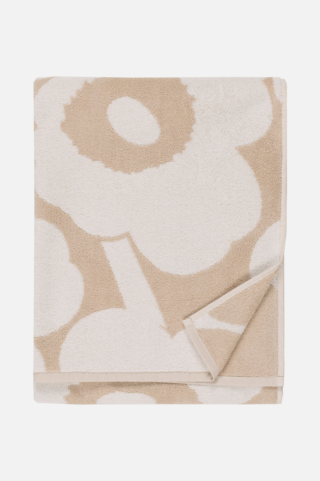 Marimekko Unikko Bath Towel Beige