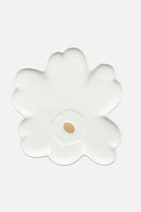 Marimekko Oiva / Unikko White Plate 13 cm 2 pc Set