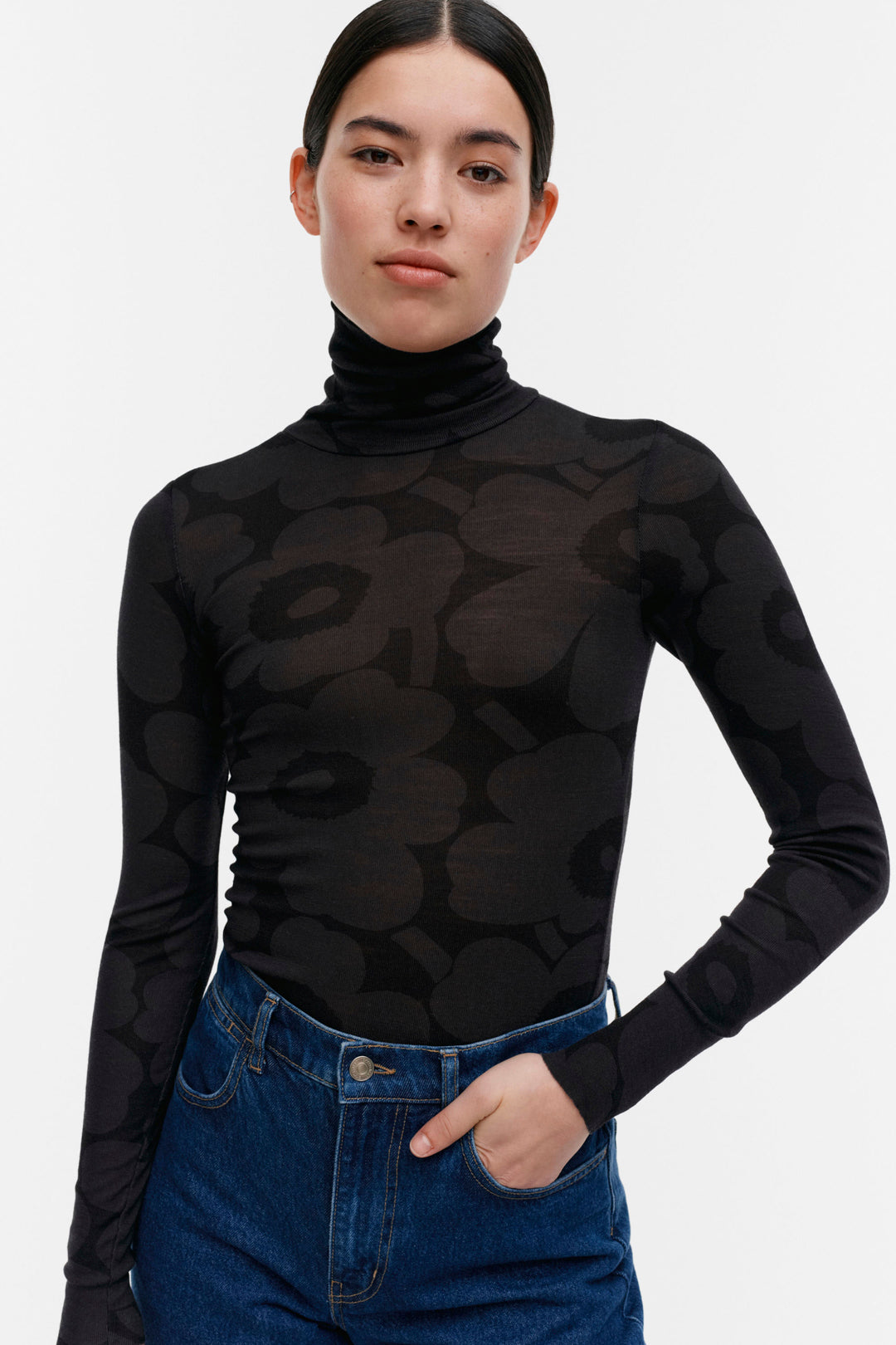 Marimekko Vilina Unikko Turtleneck
