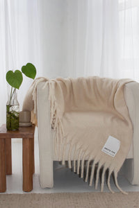 The Reykjavik Throw Pebble Beige
