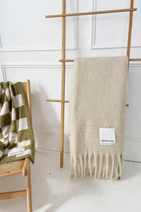 The Reykjavik Throw Pebble Beige