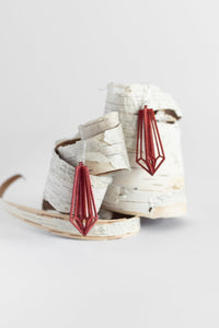 Valona Crystal 3D Red Earrings