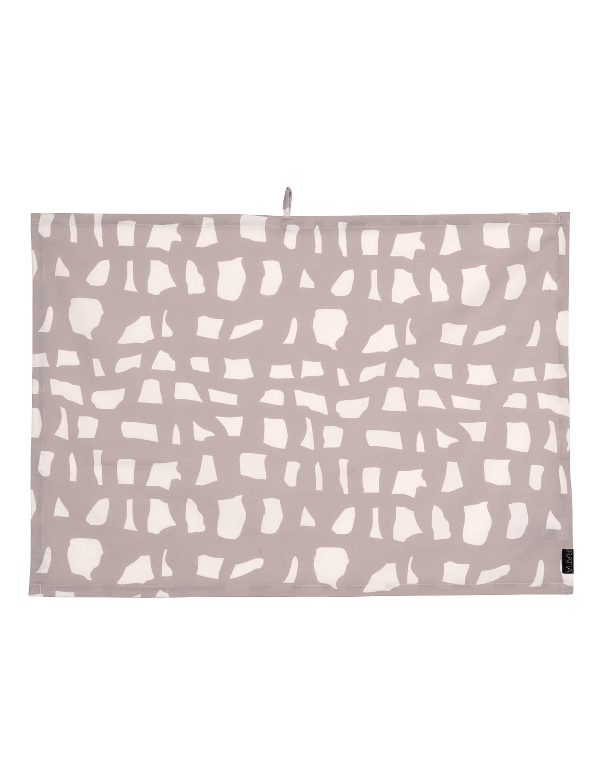 Ratia Tea Towel Block Grey