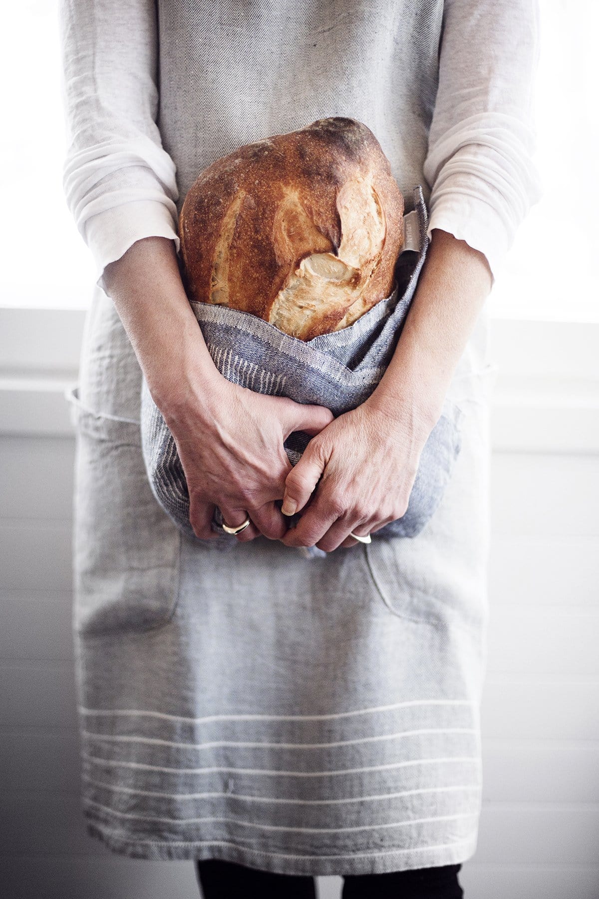 Lapuan Kankurit Kaste Pinny Apron Grey - Nordic Labels