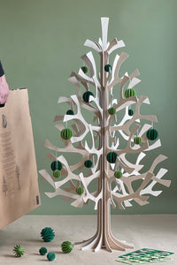 Lovi The Original Baubles 4cm Dark Green 6 pc