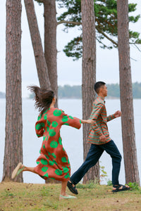 Ratia x Samu-Jussi Linen Ilmatar Pioni Green Dress