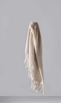Anno Puro Organic Throw Natural White