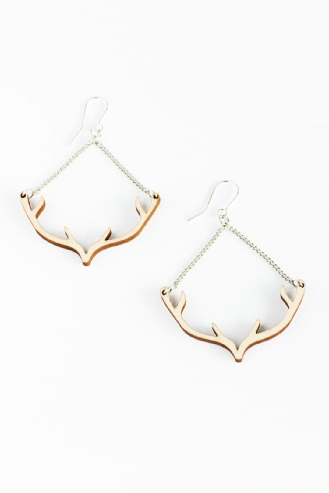 Valona Antler Wood Earrings
