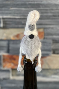 Swedish Boiled Wool Santa Bottle Topper