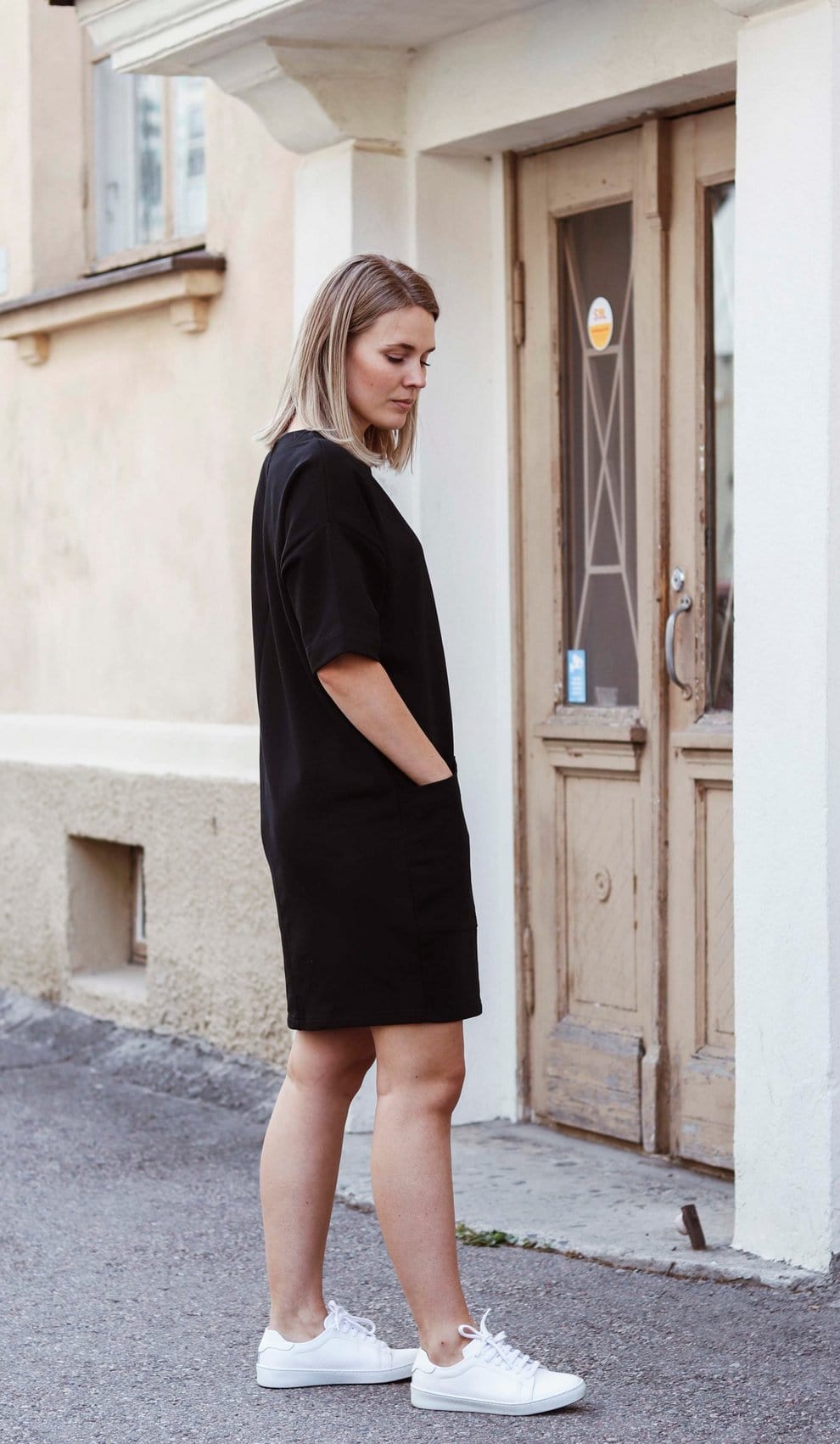Puuvillatehdas Evelina Black Tunic Dress