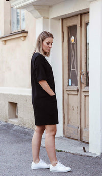 Puuvillatehdas Evelina Black Tunic Dress