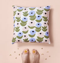Kauniste Finland Flora Blue Pillow Cover 20"x 20"