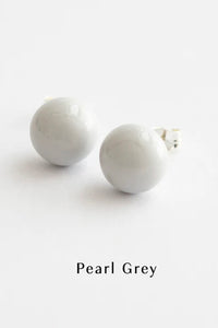 Lillan Helsinki Pom Pom Grey Earrings