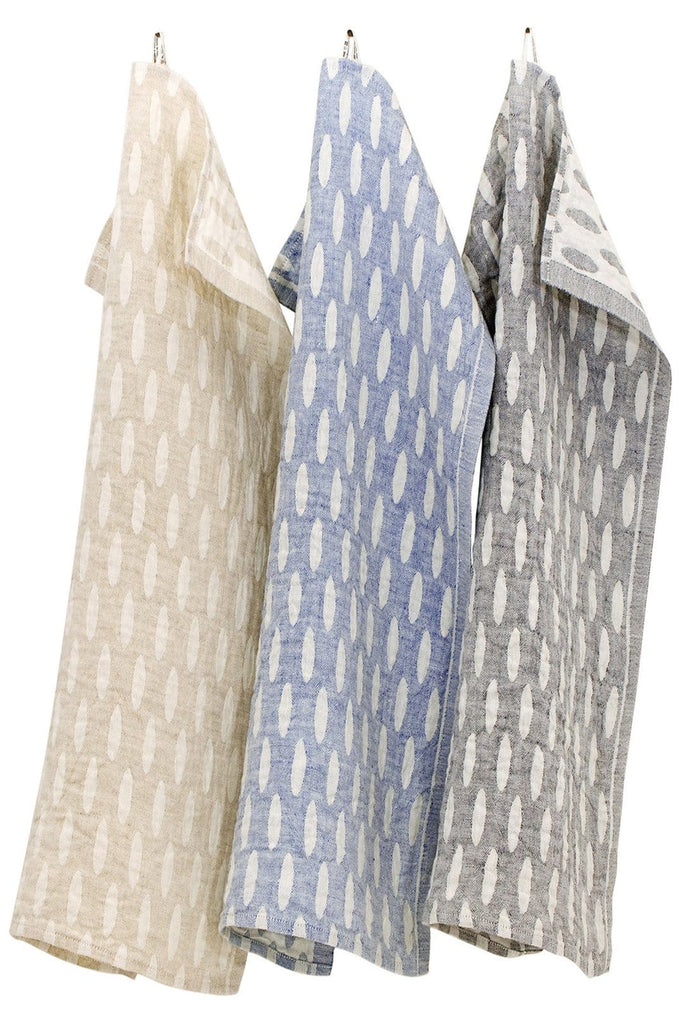 Lapuan Kankurit Helmi Blue Tea Towel - Nordic Labels