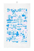 Kauniste Finland Helsinki Pink Tea Towel - Nordic Labels