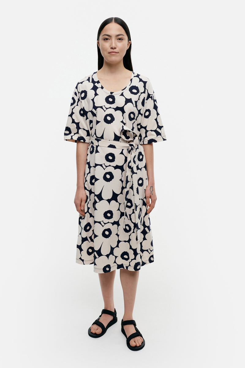 Marimekko Johanas Unikko Jersey Beige Dress