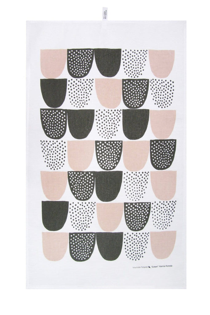 Kauniste Finland Sokeri Pink Tea Towel - Nordic Labels