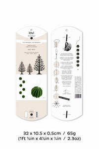 Lovi The Original Baubles 4cm Dark Green 6 pc