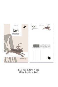 Lovi Reindeer 12cm Grey