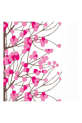Marimekko Lumimarja Pink Cocktail Napkins - Nordic Labels