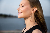 Valona Luna 3 Earrings Wood