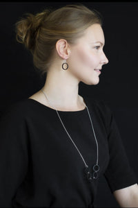 Valona Luna Black Necklace