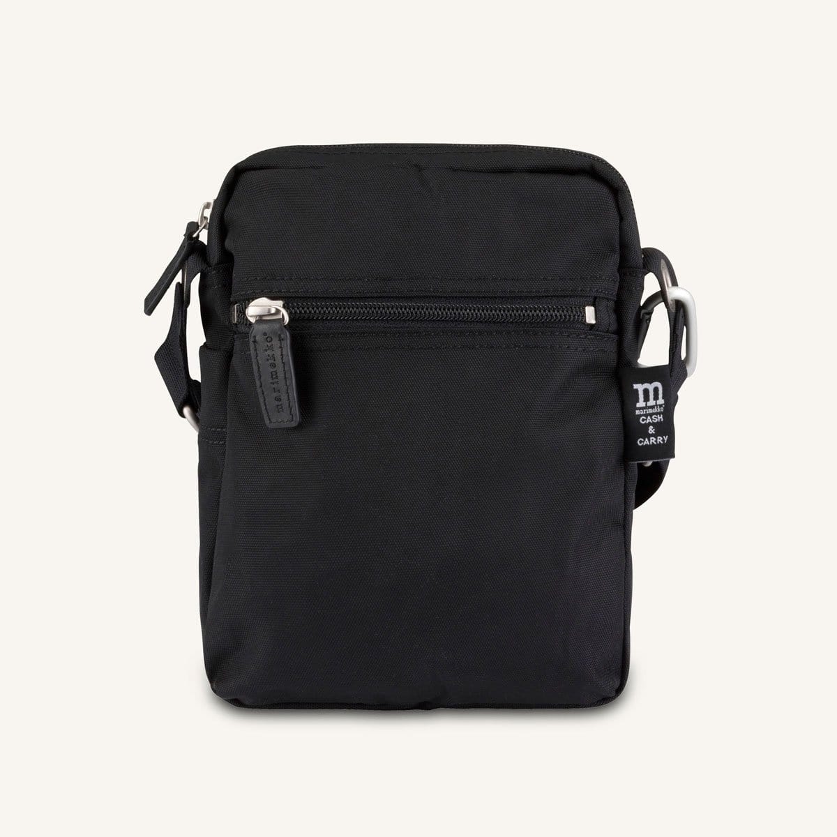 Marimekko CASH & CARRY ショルダーバッグ ブラック Marimekko Cash & Carry Black – Nordic Labels