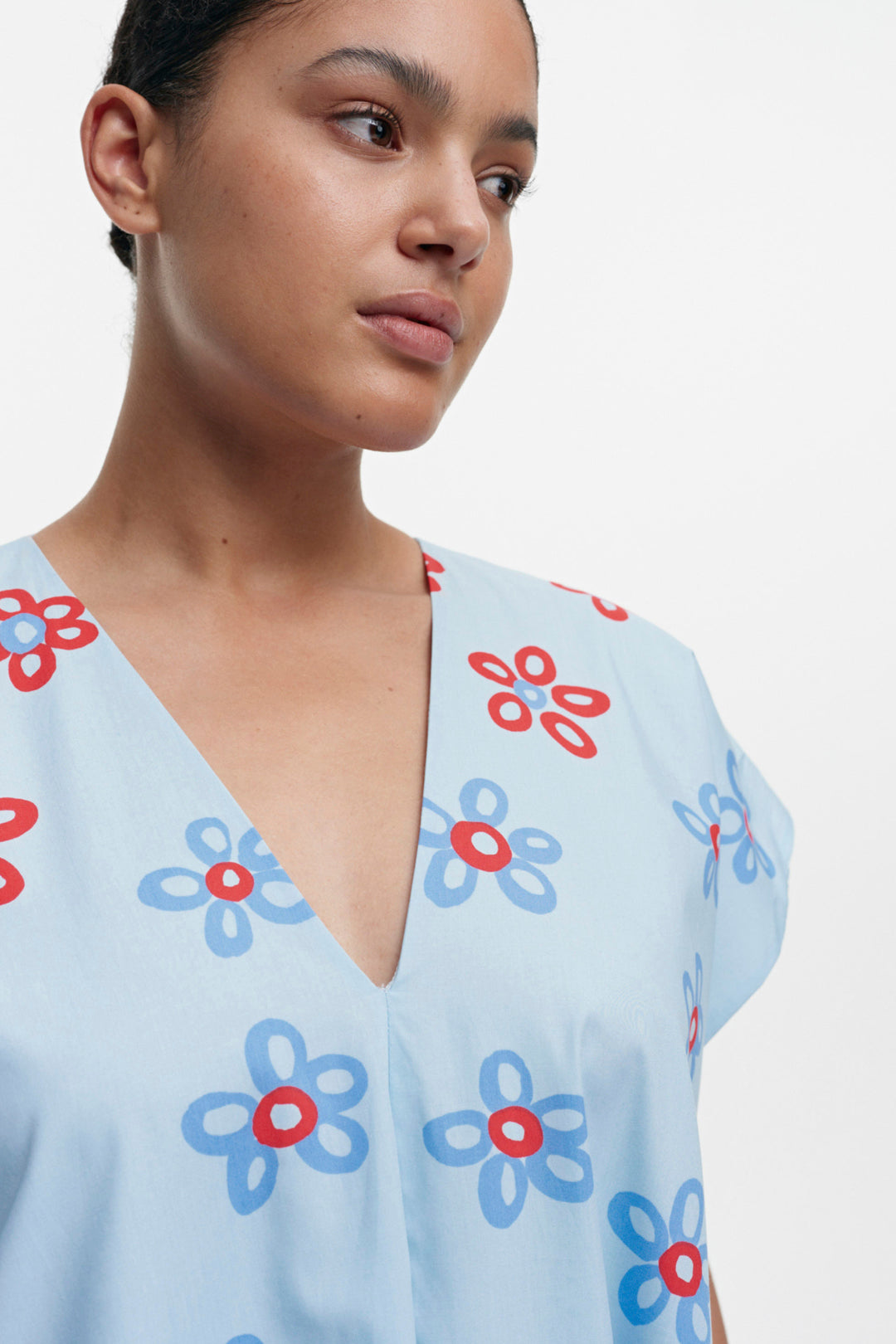 Marimekko Meret Demeter Cotton Poplin Dress