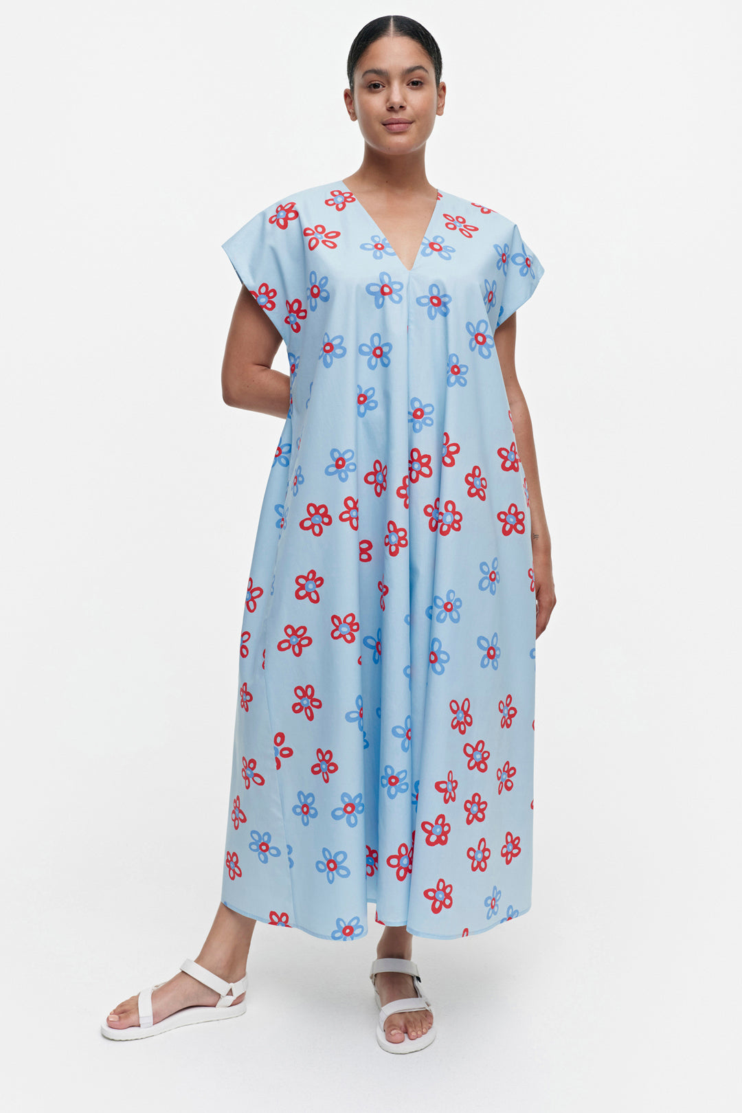 Marimekko Meret Demeter Cotton Poplin Dress