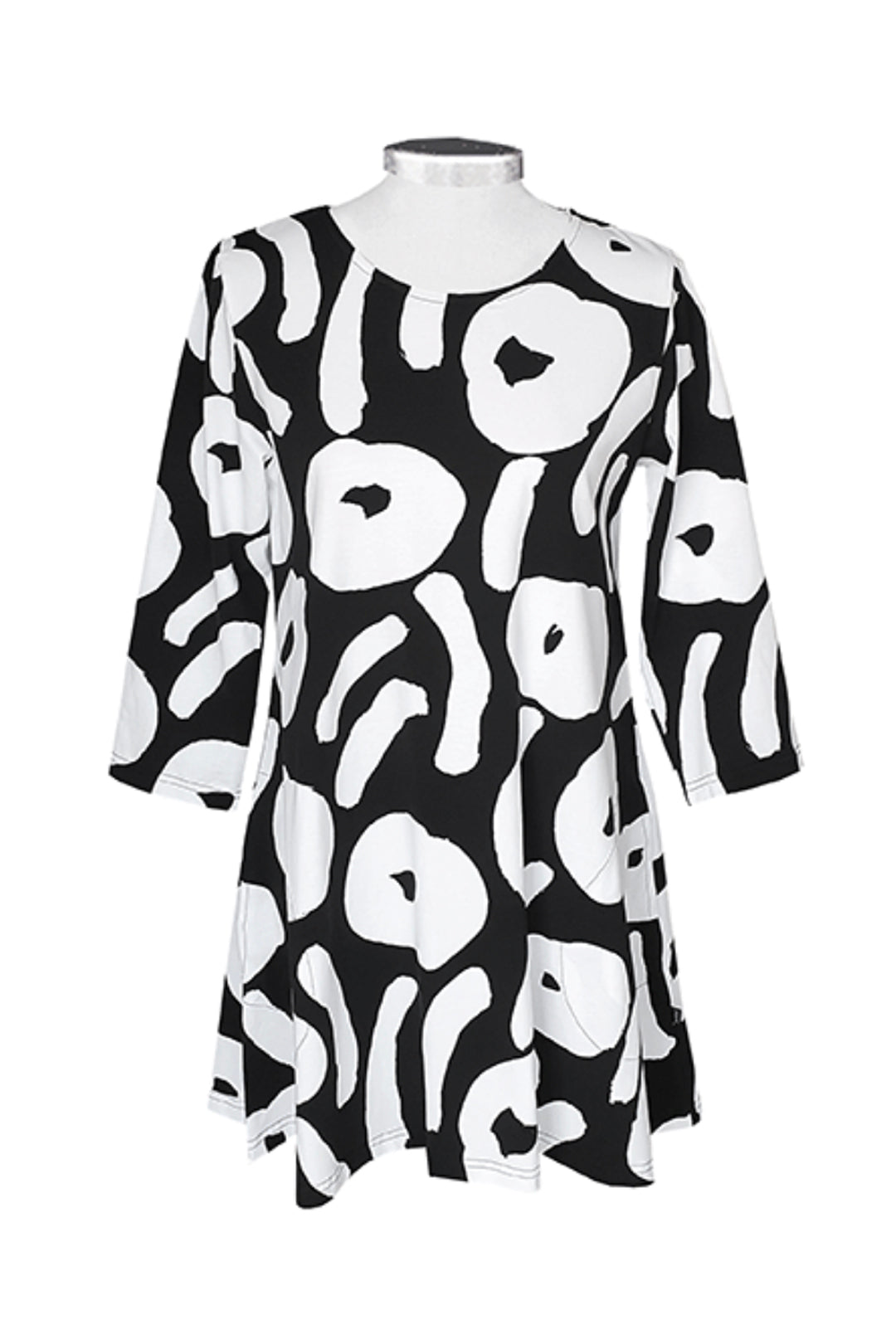 Ratia Pisara Nuppunen Black/White Tunic