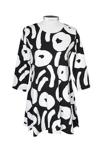 Ratia Pisara Nuppunen Black/White Tunic