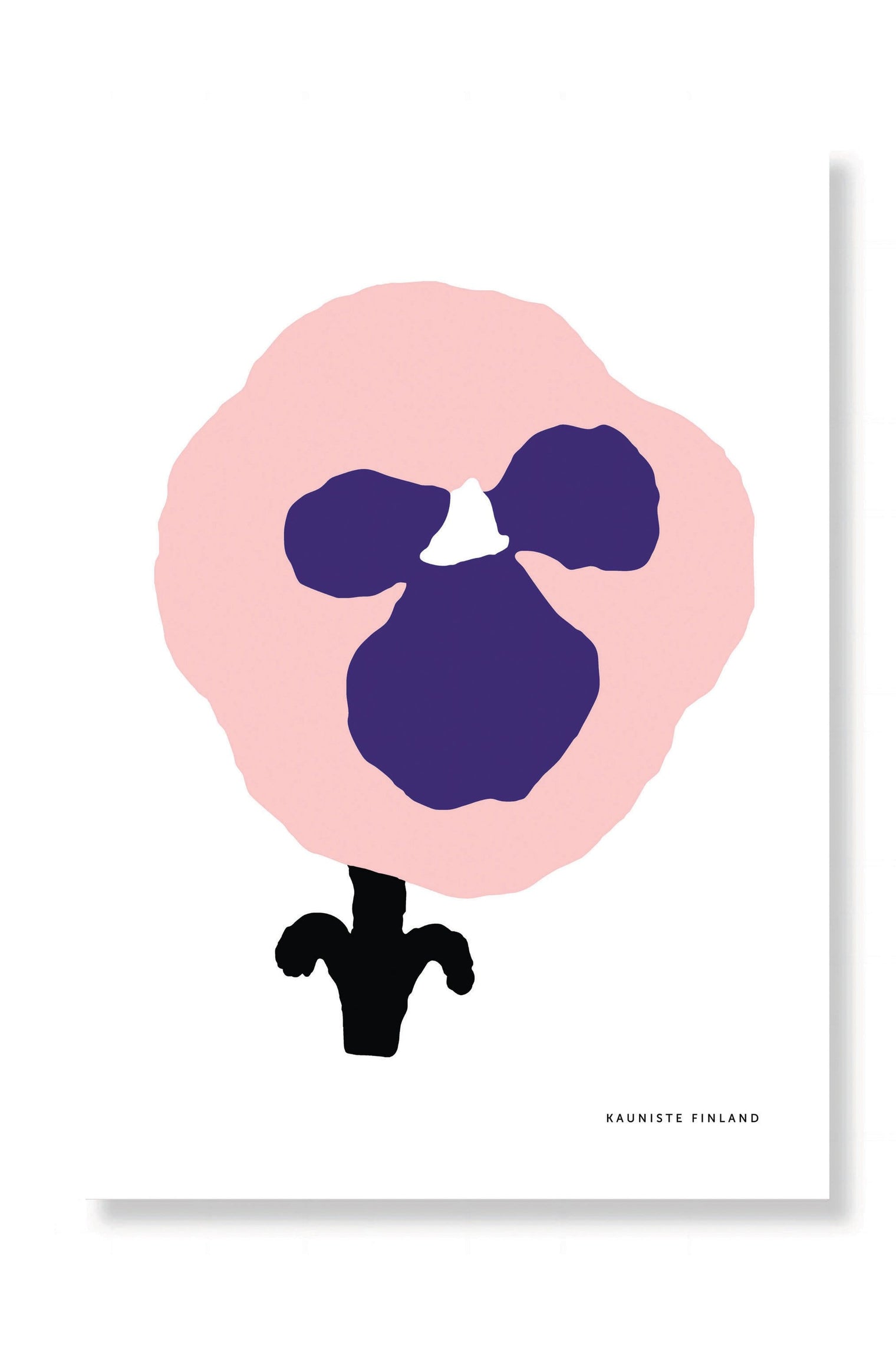 Kauniste Finland Orvokki Blue Poster