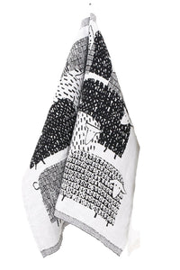 Lapuan Kankurit Päkäpäät Black Tea Towel - Nordic Labels