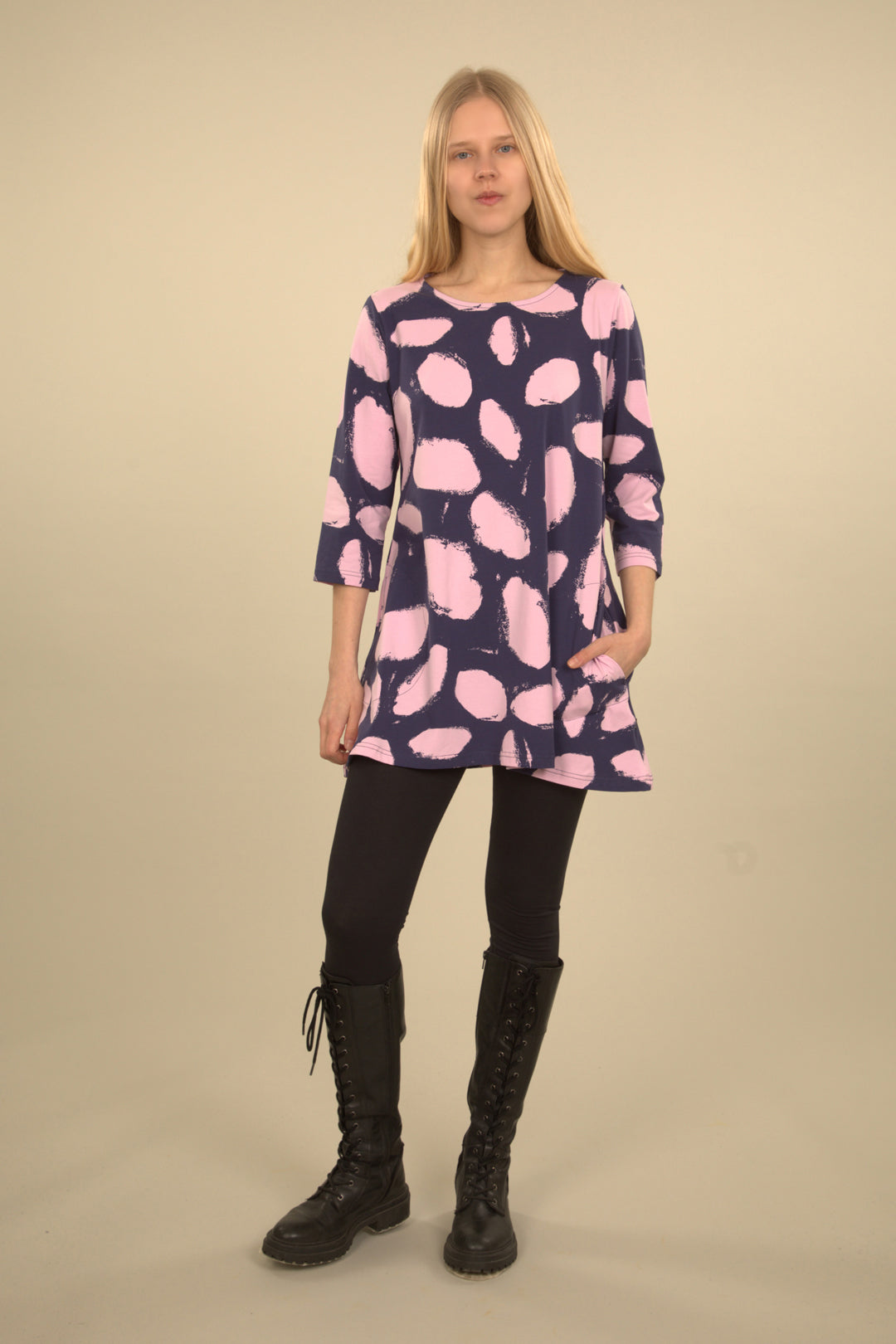 Ratia Pisara Papu Purple Tunic