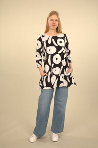 Ratia Pisara Nuppunen Grey/Black Tunic