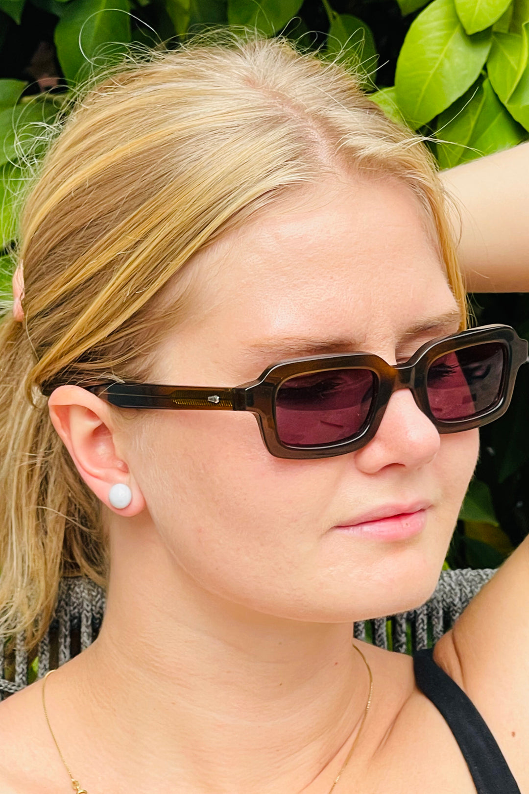 Lillan Helsinki Pom Pom Grey Earrings