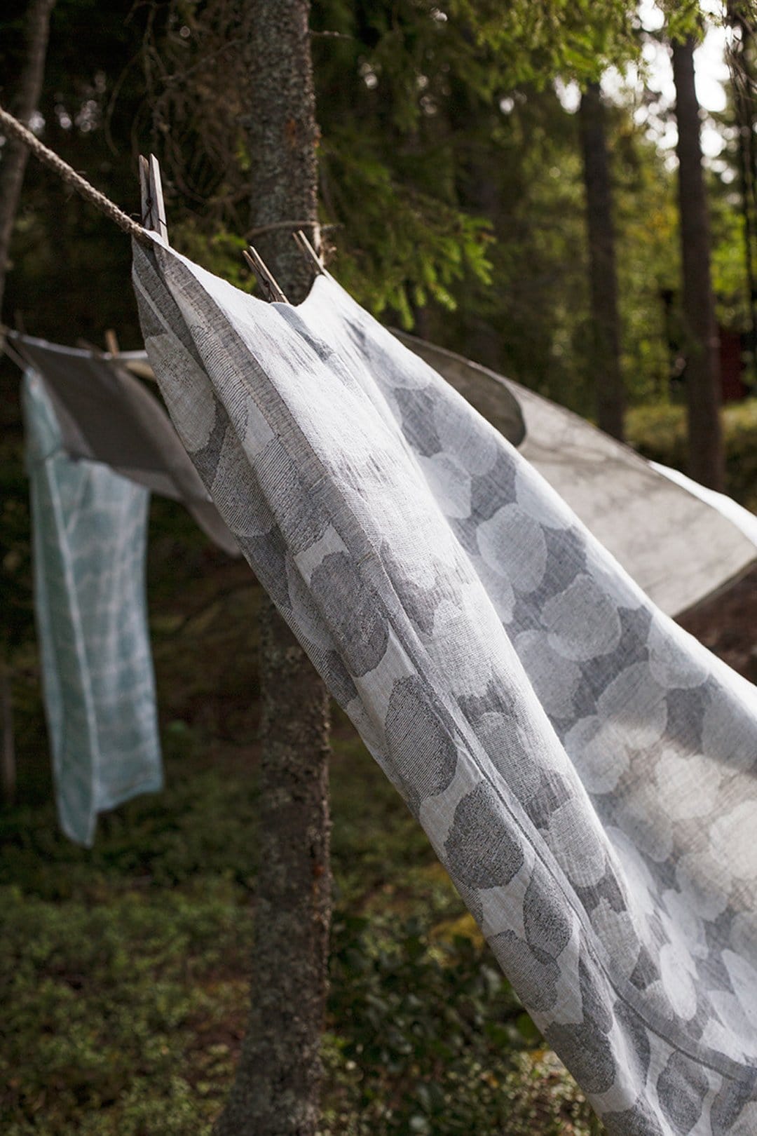 Lapuan Kankurit Sade Linen Bath Sheet Grey