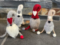 Swedish Boiled Wool Santa Bottle Topper