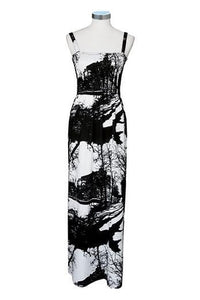 Ratia Espa Tuuli Maxi Dress Black/White - Nordic Labels