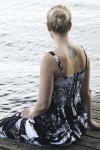 Ratia Espa Tuuli Maxi Dress Black/White