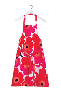 Marimekko Pieni Unikko Red Apron