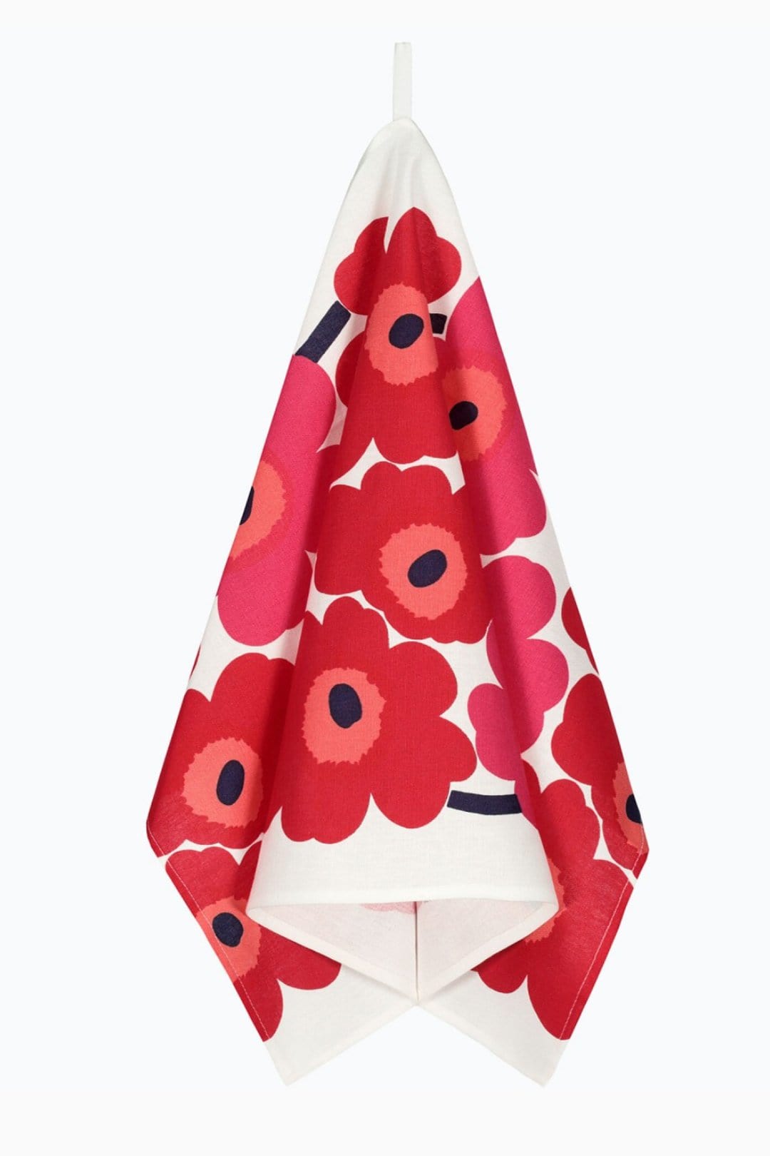Marimekko Pieni Unikko Red Tea Towels - Thumbnail 3