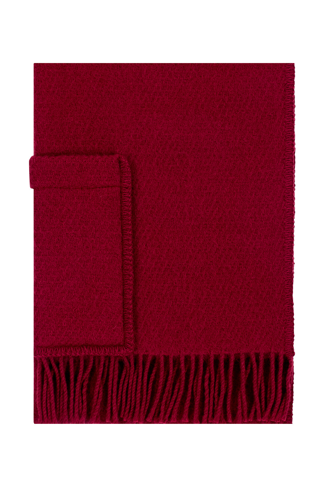 Lapuan Kankurit Uni Pocket Shawl Dark Red