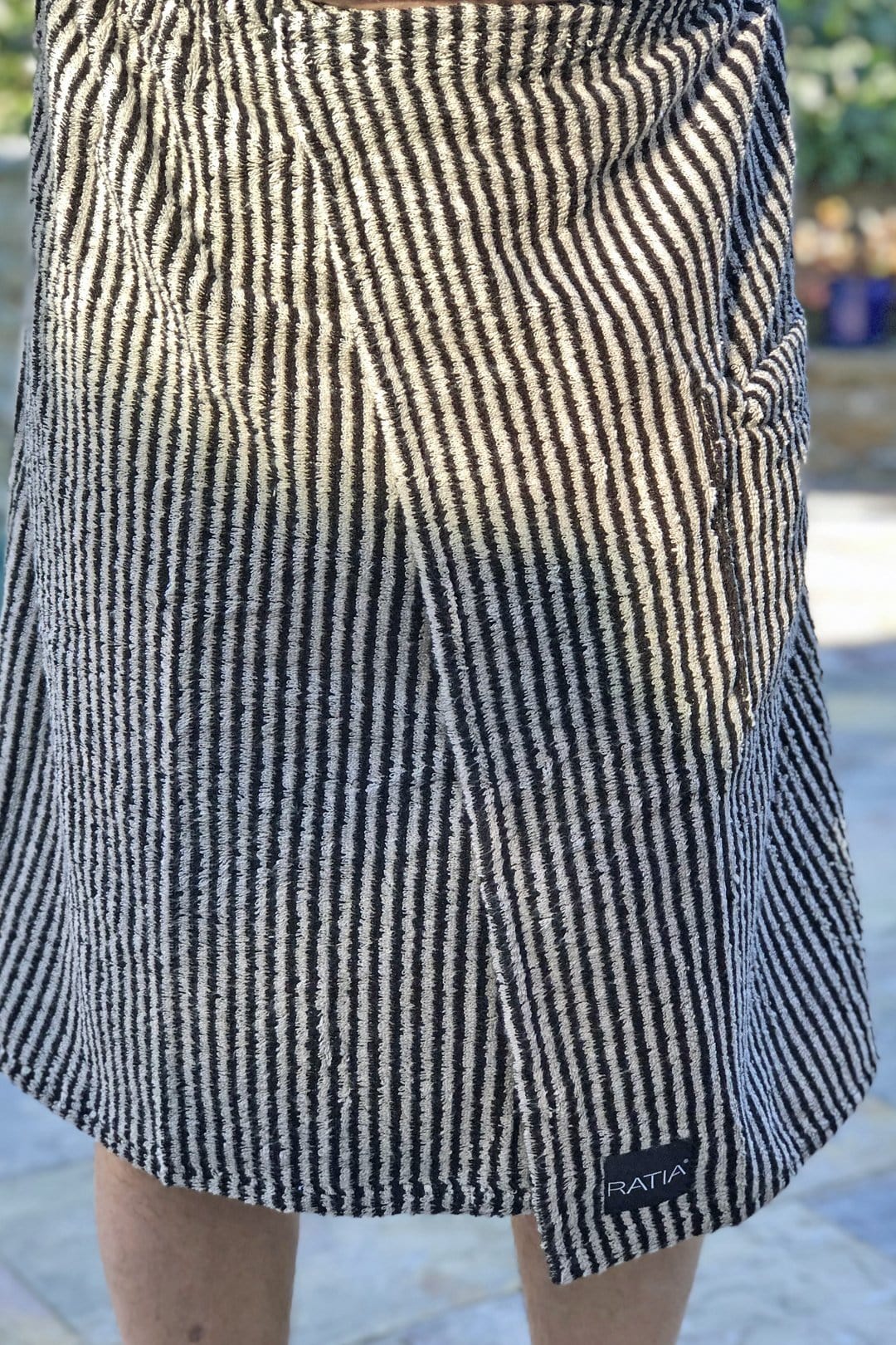 Ratia Men's Bath Wrap Black - Nordic Labels